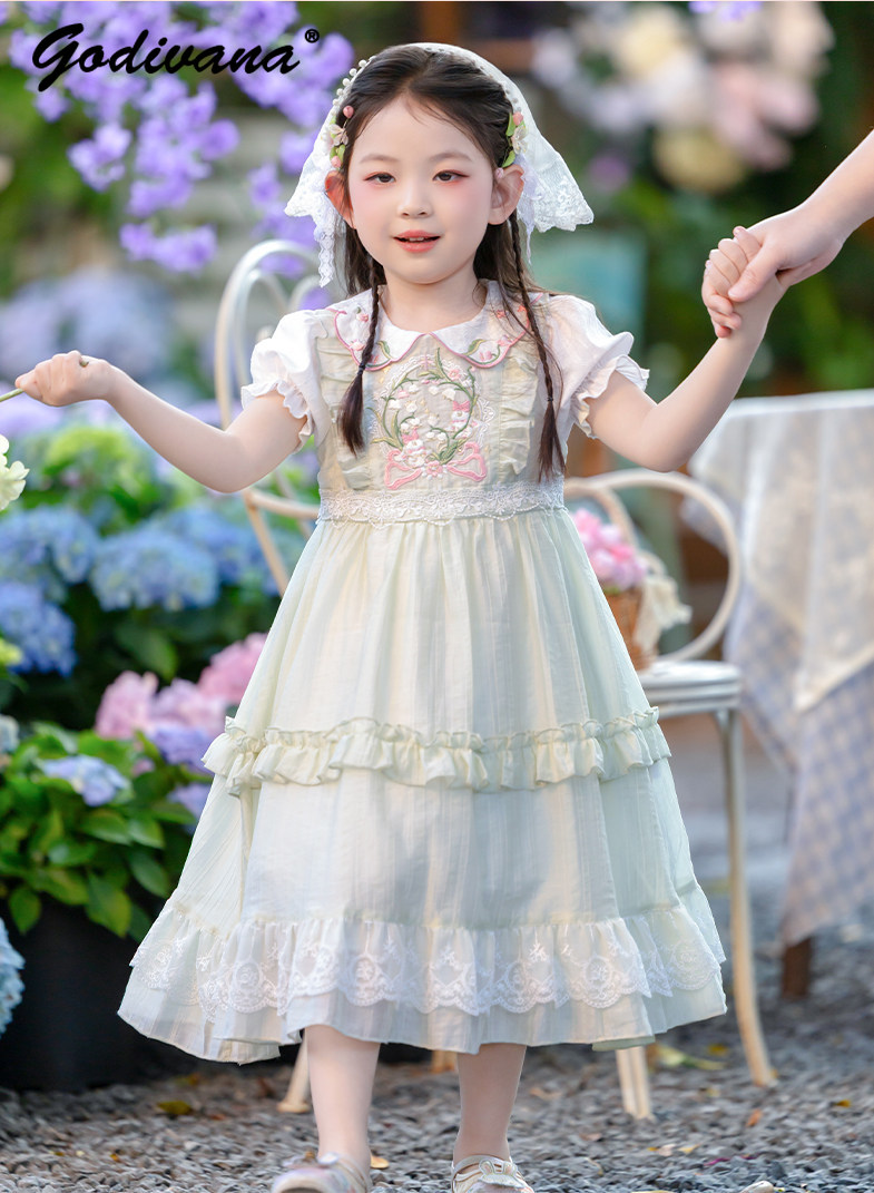 Baby Clothing High End - Vestido de Princesa Lolita para Niñas,