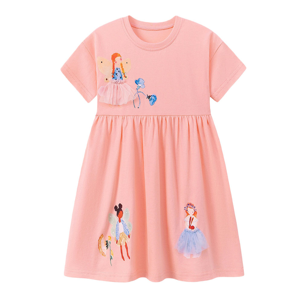 Baby Clothing Drawing - Vestidos de Verano de Manga Corta