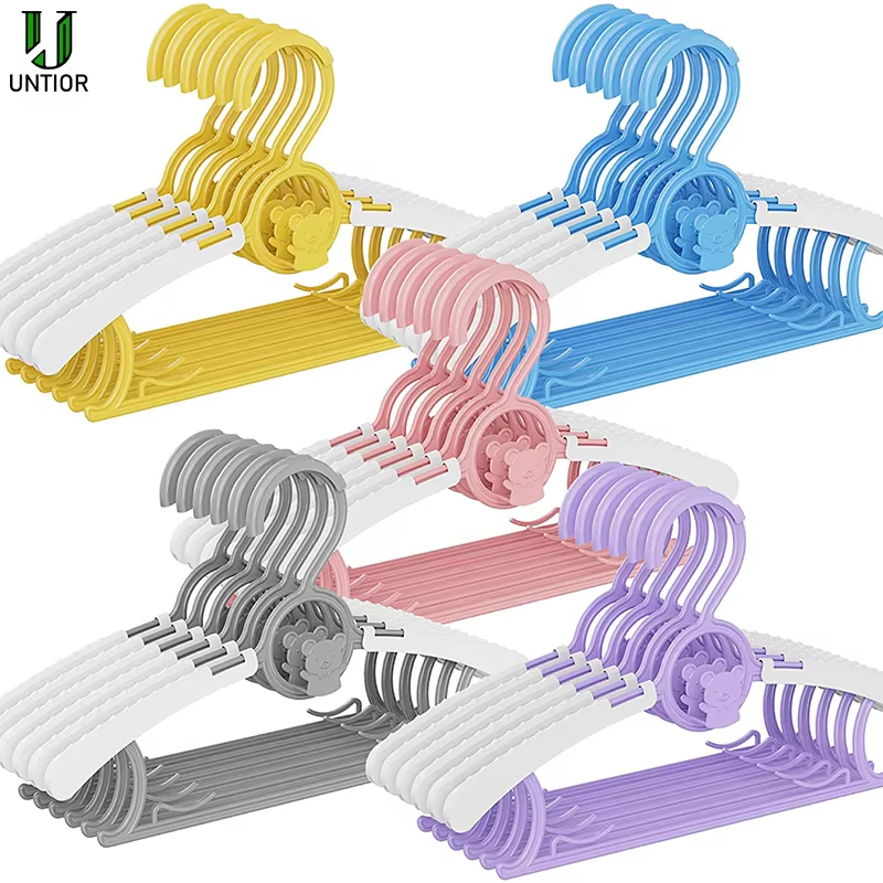 Baby Clothing Organizer - Paquete de 10 perchas antideslizantes para