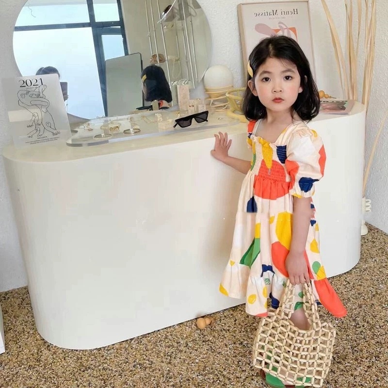 Vestido de Niña con Bloques de - Baby Clothing Drawing reseña y precio