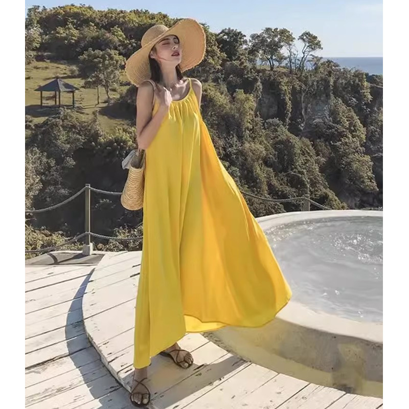 Vestido de playa a juego para  - Baby Yellow Clothing Women reseña y precio
