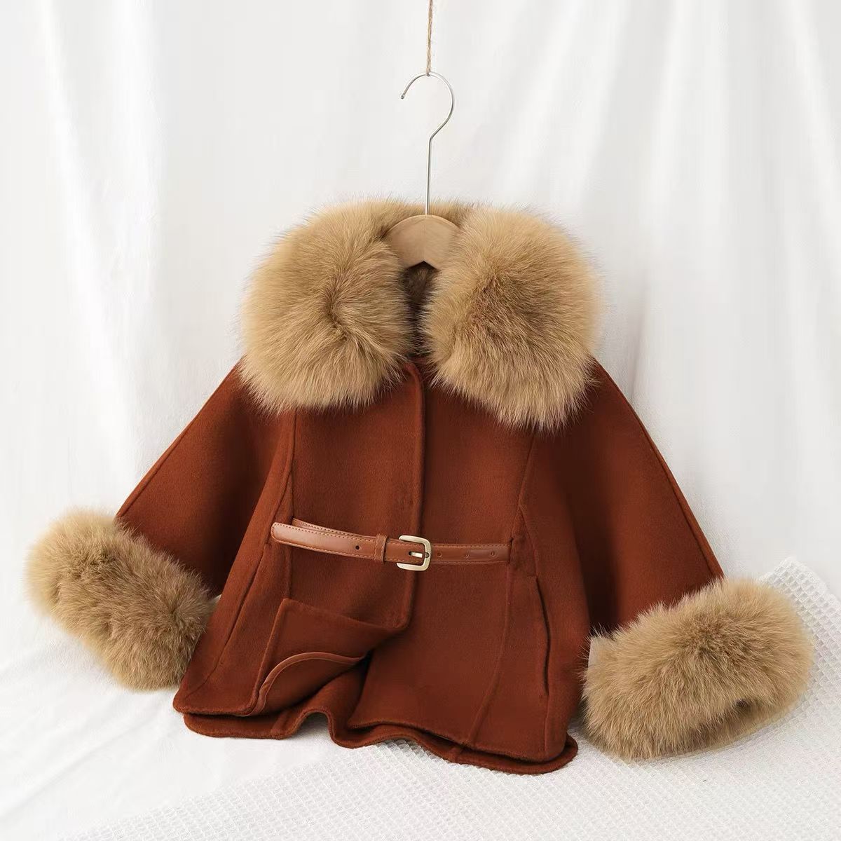 Abrigo de lana de doble cara p - Baby Clothing High End reseña y precio